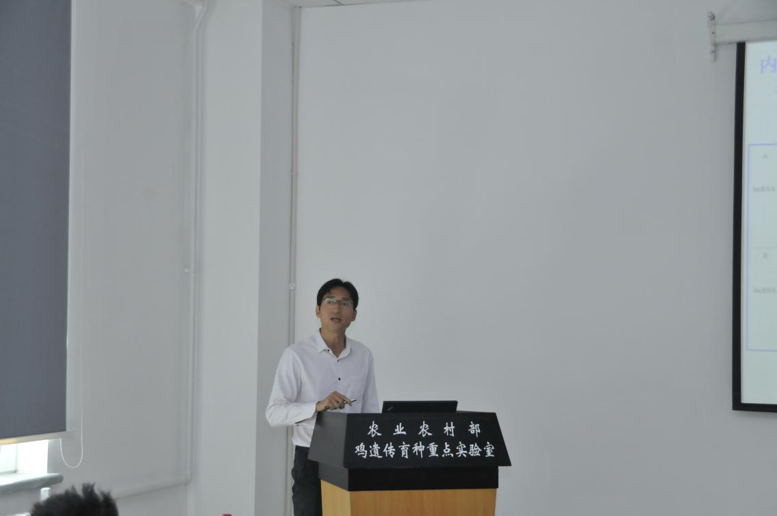 聂庆华教授作报告